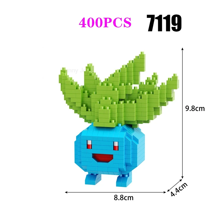 Lustige Pokemon-Bausteine Anime Picachu Charizard Puppe Blastoise Bulbasaur Gengar Pokémon-Bausteine Spielzeug als Geschenk für Kinder