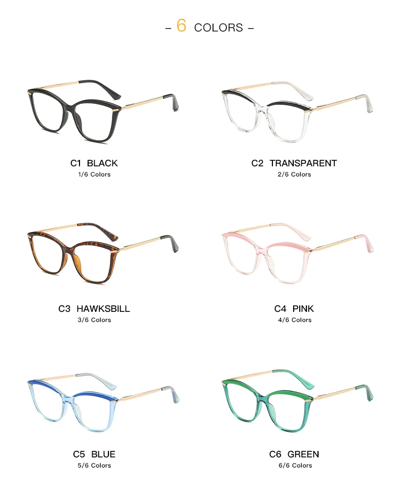 JMISUS Occhiali da vista Cateye in acetato fatti a mano Occhiali da vista quadrati progressivi da donna Occhiali ottici fotocromatici