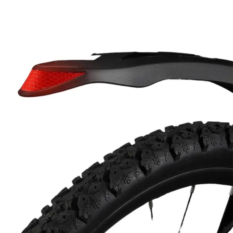 AliExpress NONE NEW NEW 1 Set High Toughness Bike Front Rear Mudguard For 26-27.5 Inch Bike Accessories Reflective Bicycle