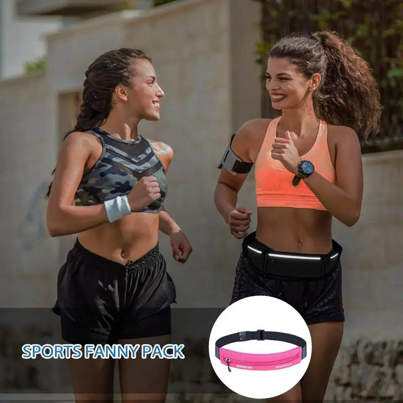 Saco de cinto de corrida para correr, fanny pack, grande capacidade, cinto de dinheiro, suporte do telefone, fitness, ciclismo