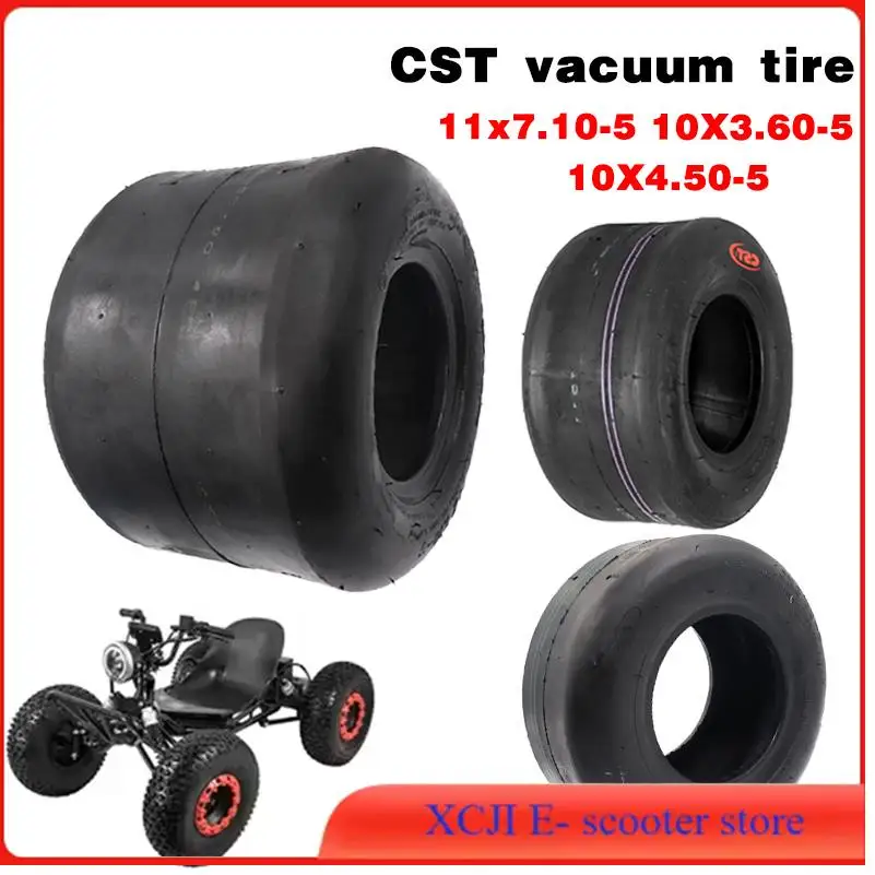 

Field Competitive Go Karting Tire 10x4.50-5 11x7.10-5 Inch Rain Tire Vacuum Tire Drift Go Kart Accessories