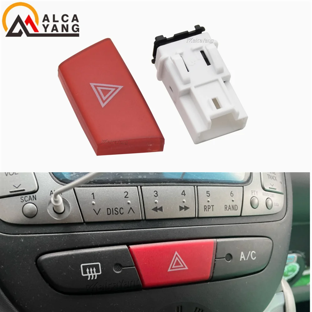 Hazard Light Control Warning Switch 6490NG For Citroen C1 Peugeot 107 Toyota Aygo Mk1 05-2014 Hazard Warning Switch Replacement