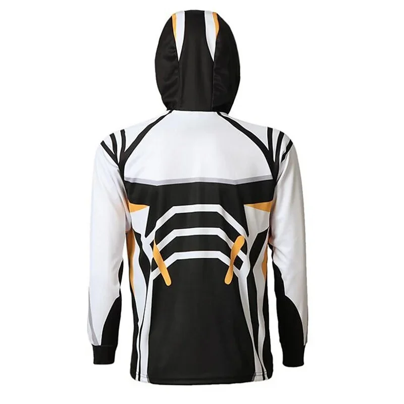 Long Sleeve Anti-UV Comfortable Men's Sublimation Jerseys High-Quality Fishing Clothing Spring Summer  Fishing Hoodie