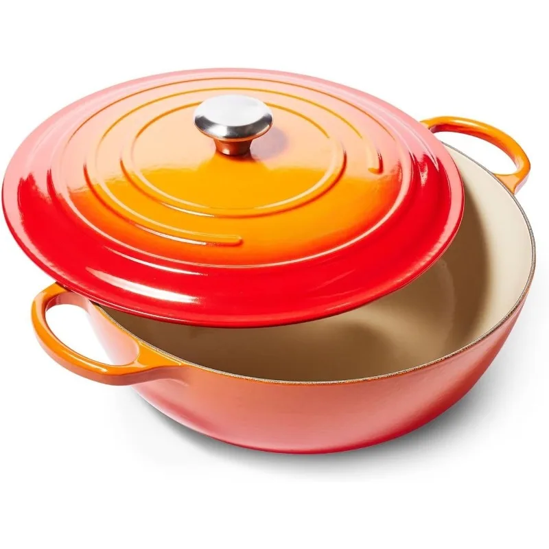 

Signature Cast Iron Chef's Oven, 7.5qt, Flame