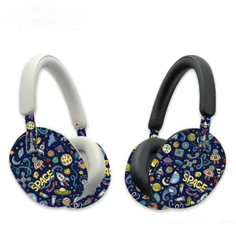 Colorful 3M Skin Sticker for Sony WH 1000XM5 Headset Wrap Cover Universal Vinyl Decal Skin WH 1000XM5 Wireless Headphone 