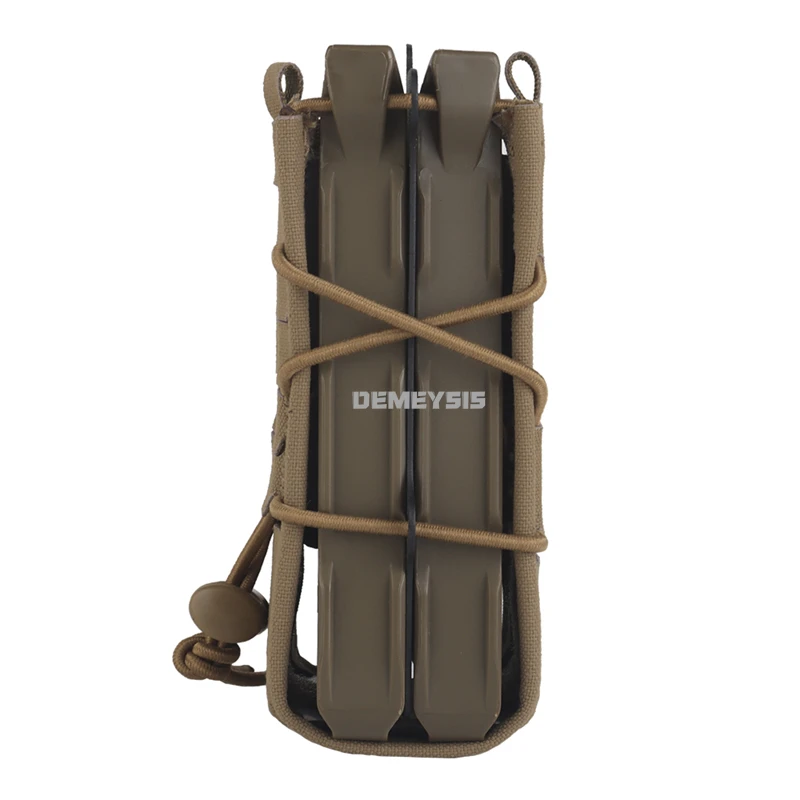 Bolsa táctica doble portarevistas cintura extracción rápida Airsoft