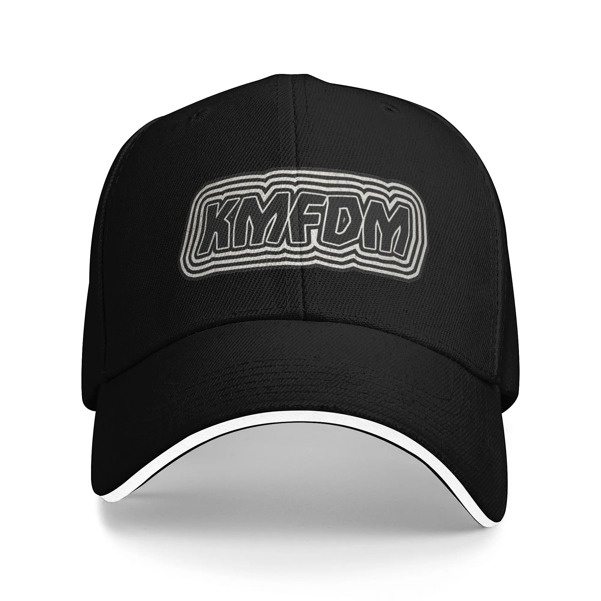 

Шапки унисекс KMFDM рок-группы, стильная бейсболка, шляпа от солнца, головной убор для гольфа, Регулируемая посадка