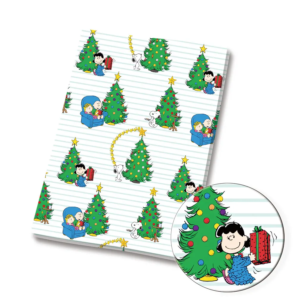 TAKARA TOMY Snoopy fabric140CM Cartoon Polyester cotton fabric Patchwork Tissue Kid Home Textile Sewing Doll Dress Curtain40385 view 5