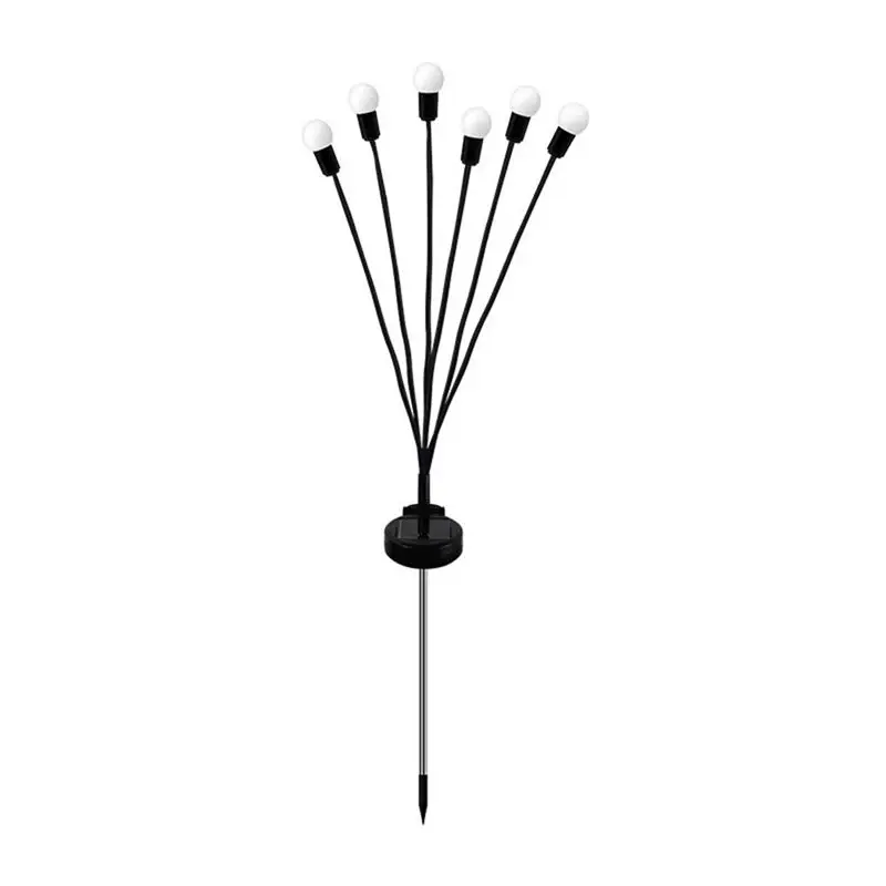 

Солнечные светильники AEE6 для газона, светодиодные садовые светильники-светлячки, уличные водонепроницаемые светильники для кемпинга