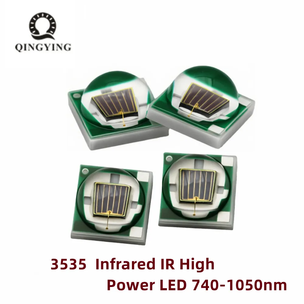 

3W 3535 740nm 780nm 800nm 810nm 850nm 940nm 1050nm IR Beads Plant Growth Lamp Beads Ceramic High Power LED Light Source
