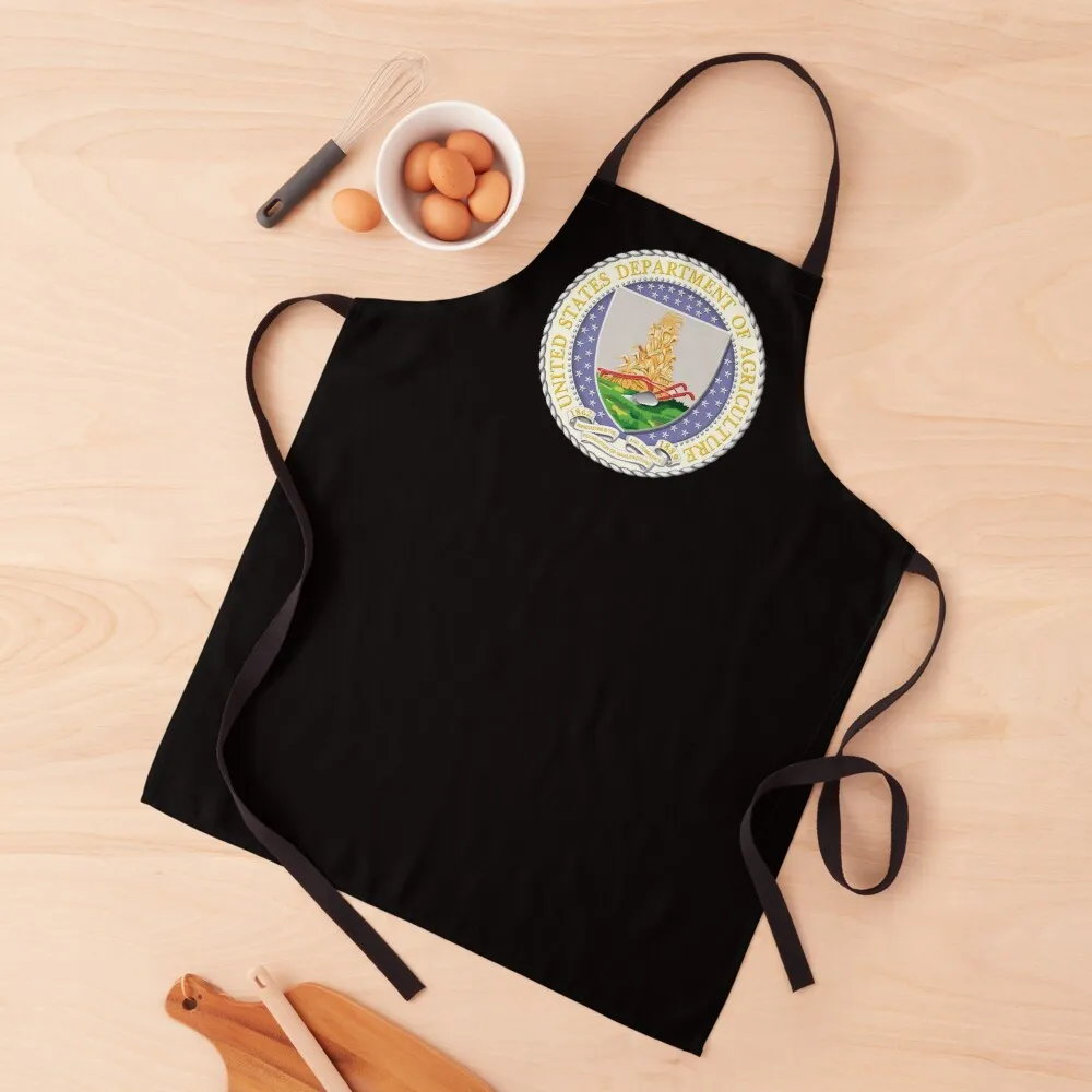 UNITED STATES DEPARTMENT OF AGRICULTURE USDA Apron Household Items women's work Apron