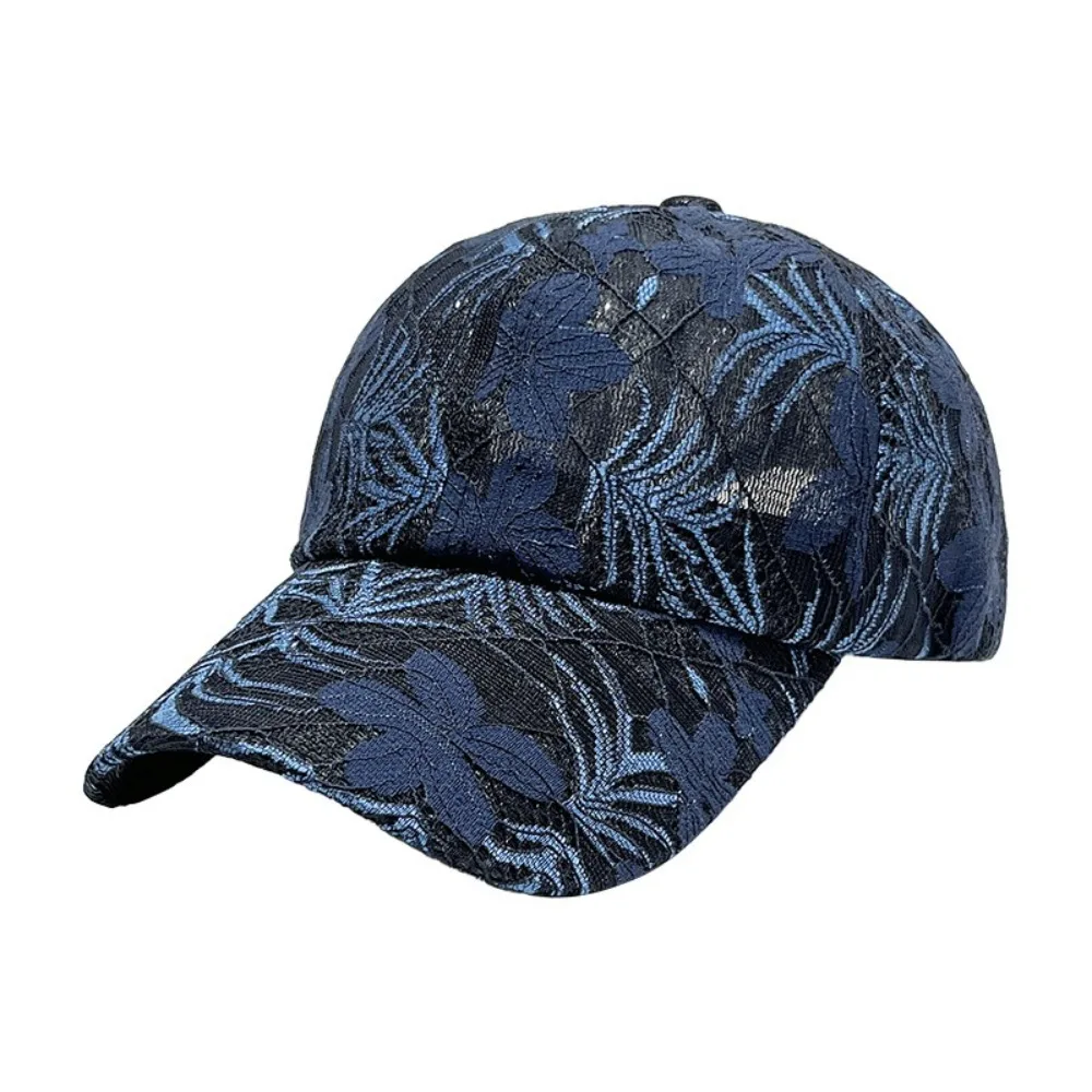 

New Mesh Baseball Cap Flower Printed Colorful Hip Hop Sun Hat Sun Protection Sport Sunscreen Hat Summer Autumn Outdoor
