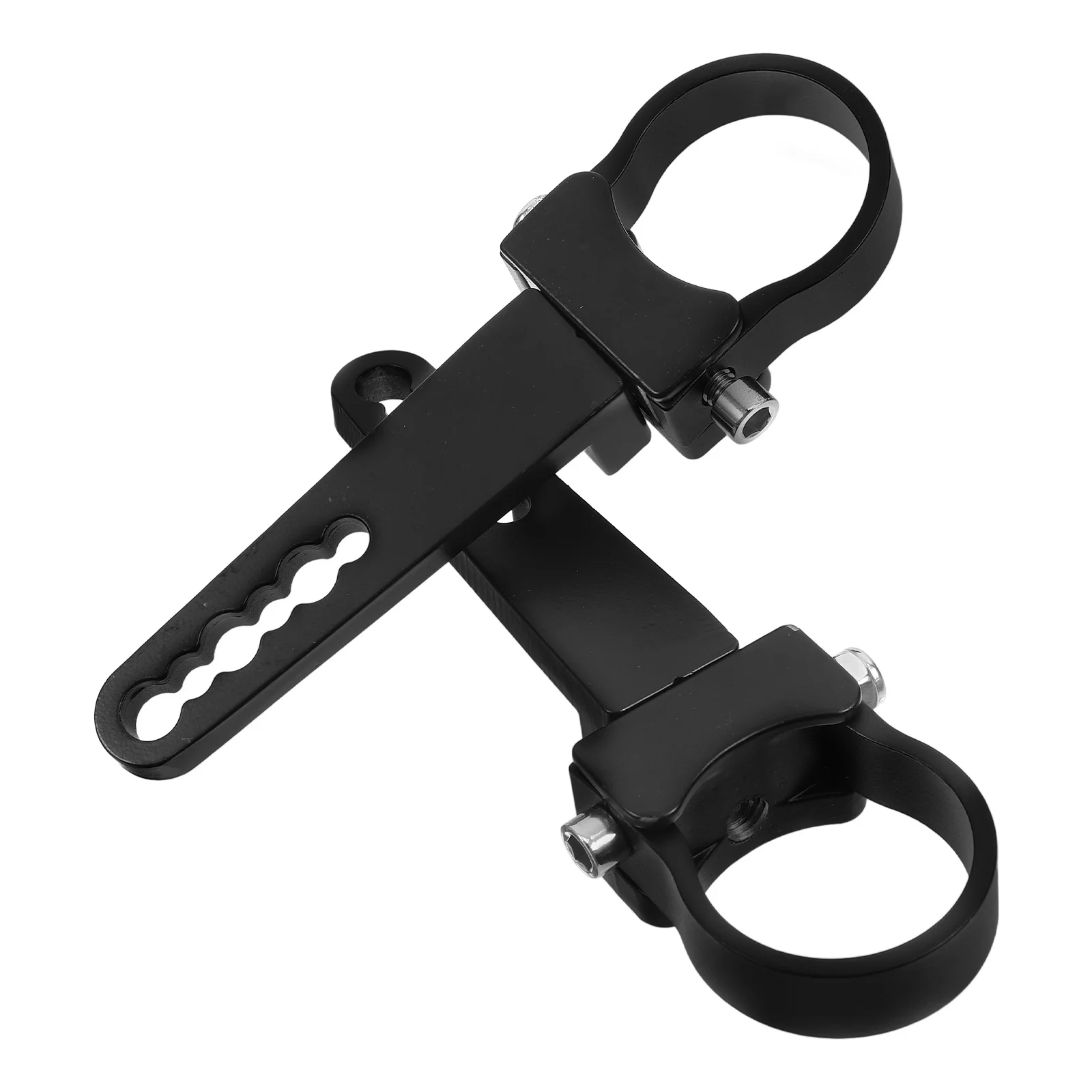 

2Pcs Fog Light Mounting Bracket Aluminum Alloy Bolt on Adjustable Front Fork Headlight Bracket Motorcycle Holder 43mm