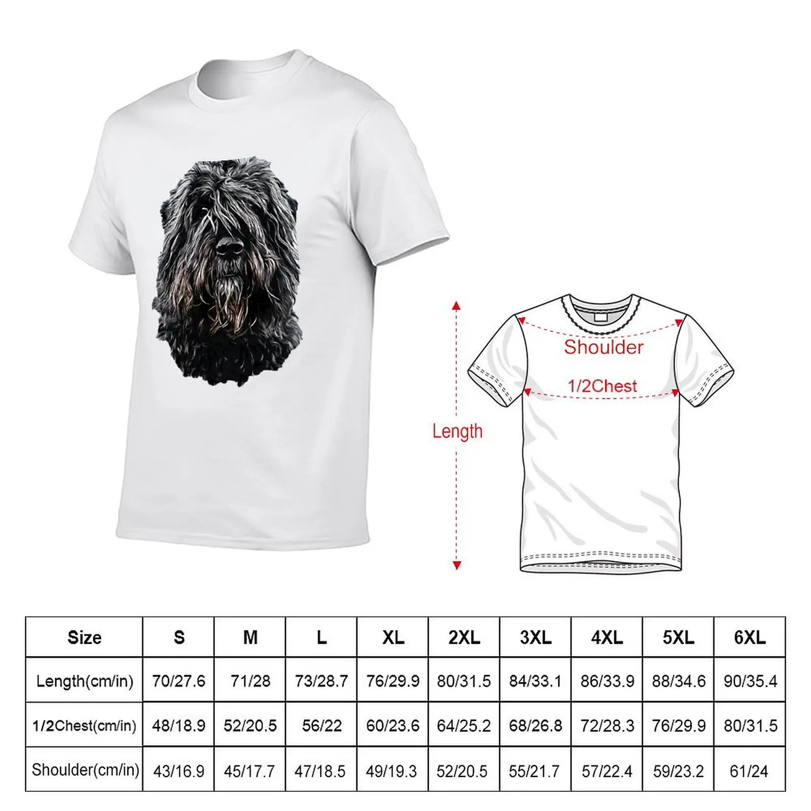 Bouvier des Flandres A stunning Dog breed T-Shirt Classic Crew Neck Cotton T-Shirt