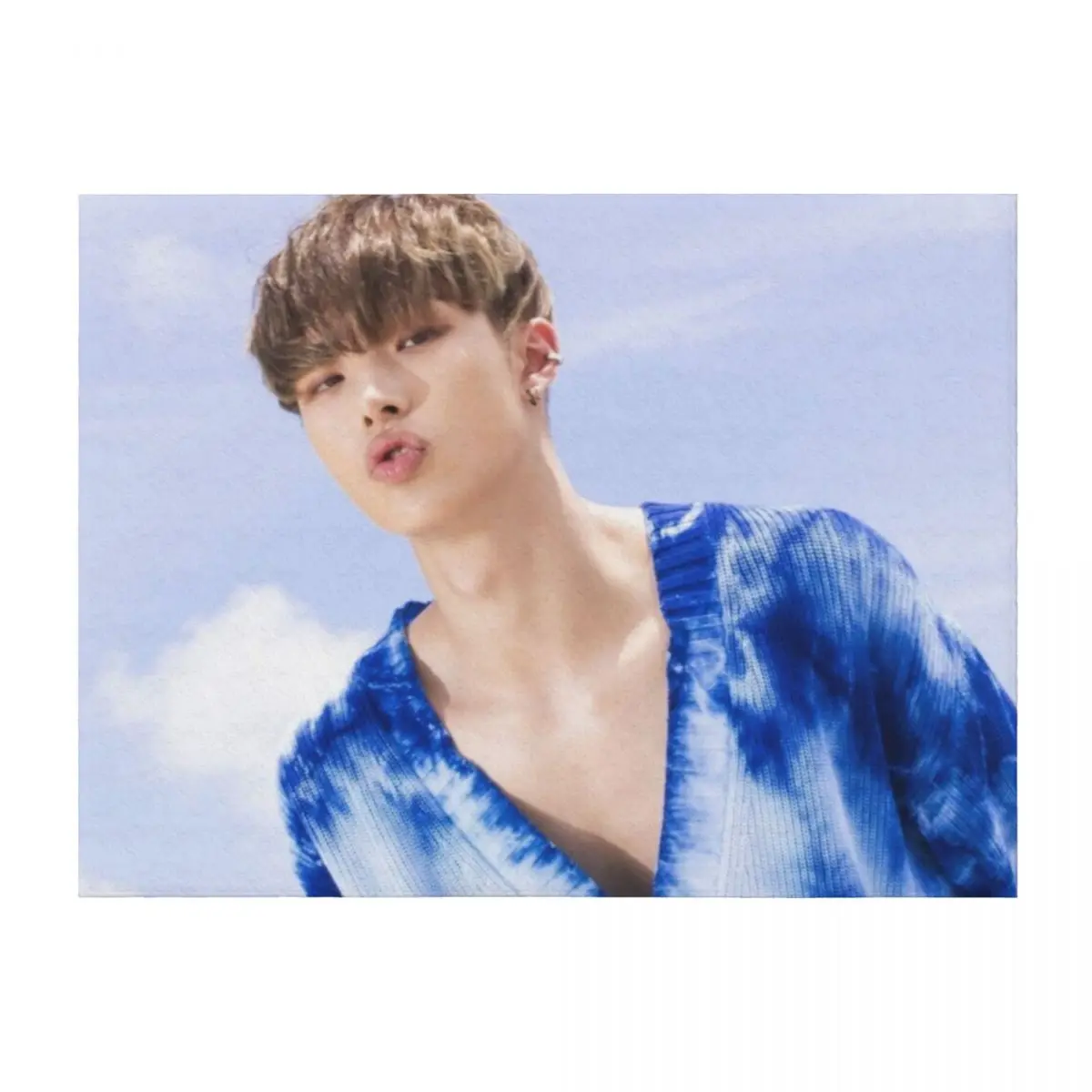 

Ateez Mingi Throw Blanket Decoratives Sofas Nap Soft Beds Blankets