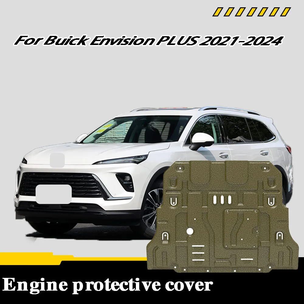 

Car Accessories Black Under Engine Guard Mudguard Board Splash Shield Mud Fender Plate Panel For Buick Envision PLUS 2021-2024