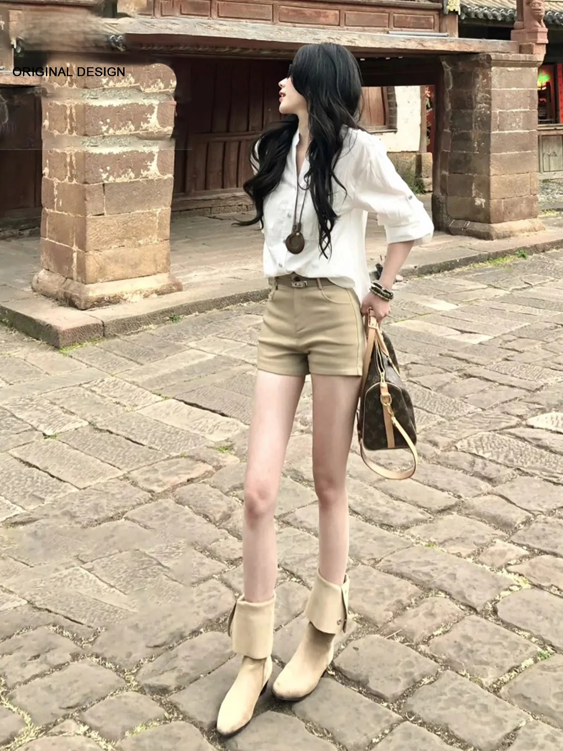 

Сексуальные джинсовые шорты для женщин с высокой талией, эффектом подтяжки ягодиц, А-силуэта, эластичные, в американском стиле, повседневные, свободного кроя