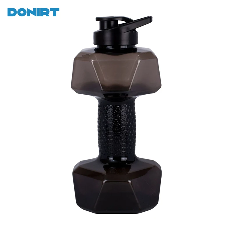 1500Ml Sports Water Bottle Creative Fitness Dumbbell Water Cup Durable Large Capacity Food Grade PC Home Outdoor Water Bottles