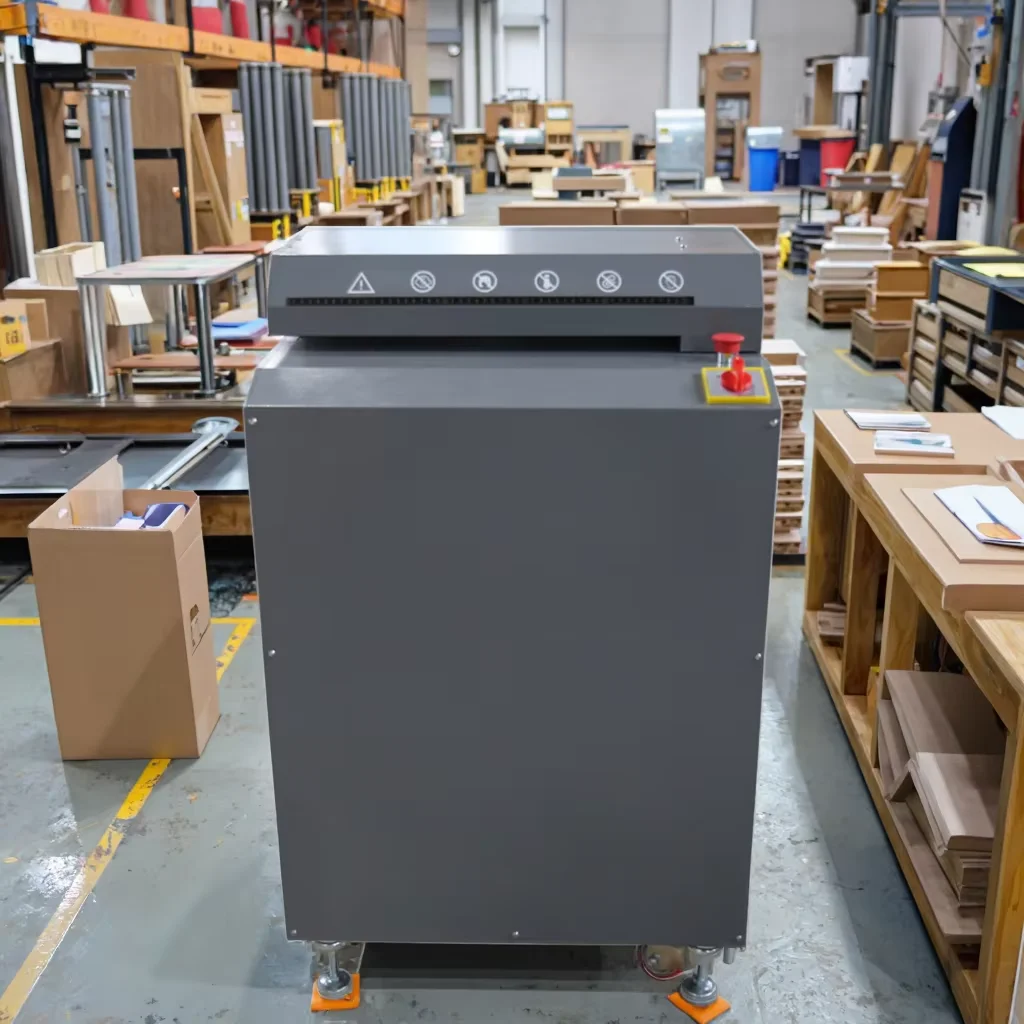 Venda quente fábrica de grau industrial triturador novo triturador de papelão de alta velocidade triturador de reciclagem de resíduos de papel hine