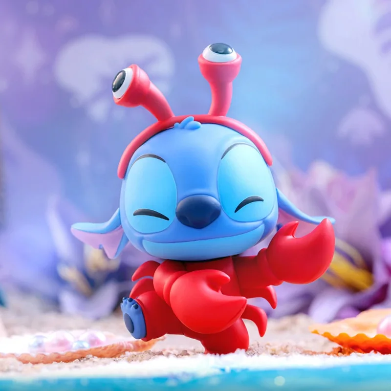 Genuine Disney Character Peripherals Stitch Dress-Up Series Blind Box Desktop Cos Dumbo Simba Ornaments Model Toy Birthday Gift