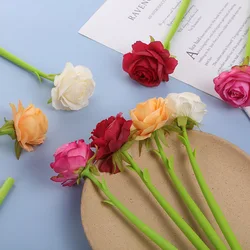 4pcs 0.5mm Black Ink Cute Kawaii Rose Flower Gel Pen Office School Supplies Stationery Creative Sweet Pretty Lovely Soft Pen