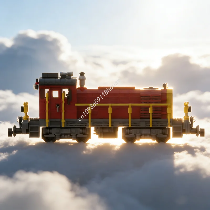 

897 деталей MOC: Модель городского локомотива класса MÁV, конструктор, рождественский подарок, развивающая игрушка