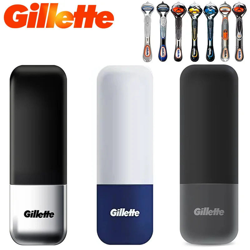 

Чехол для бритвы Gillette Магнитный дорожный чехол, совместимый с Fusion/Magnetic/Match/Vector 3, серия, защита от пыли и порезов