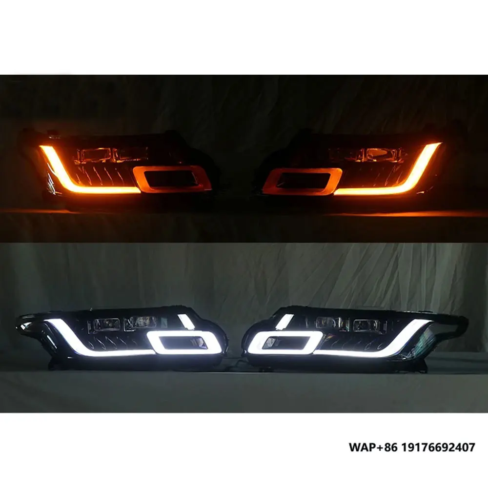 Plug and Play Upgrade 4 Lens Matrix Led Headlight for ‘Range Rover Sports Head Light Head Lamp 2014-2017