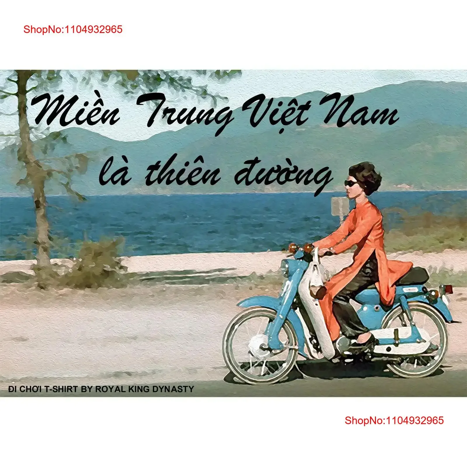 تي شيرت ميخ ترونج فيتنام نام هناك جانك وسط فيتنام هو الجنة تي شيرت شاطئ فيتنامي 1960s سايجون دانانغ محب عتيق