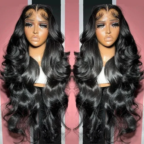 250 densidad onda del cuerpo 13x6 Hd peluca Frontal de encaje cabello humano 13x4 Hd pelucas de encaje prearrancadas para mujeres 360 pelucas de cabello Frontal de encaje completo