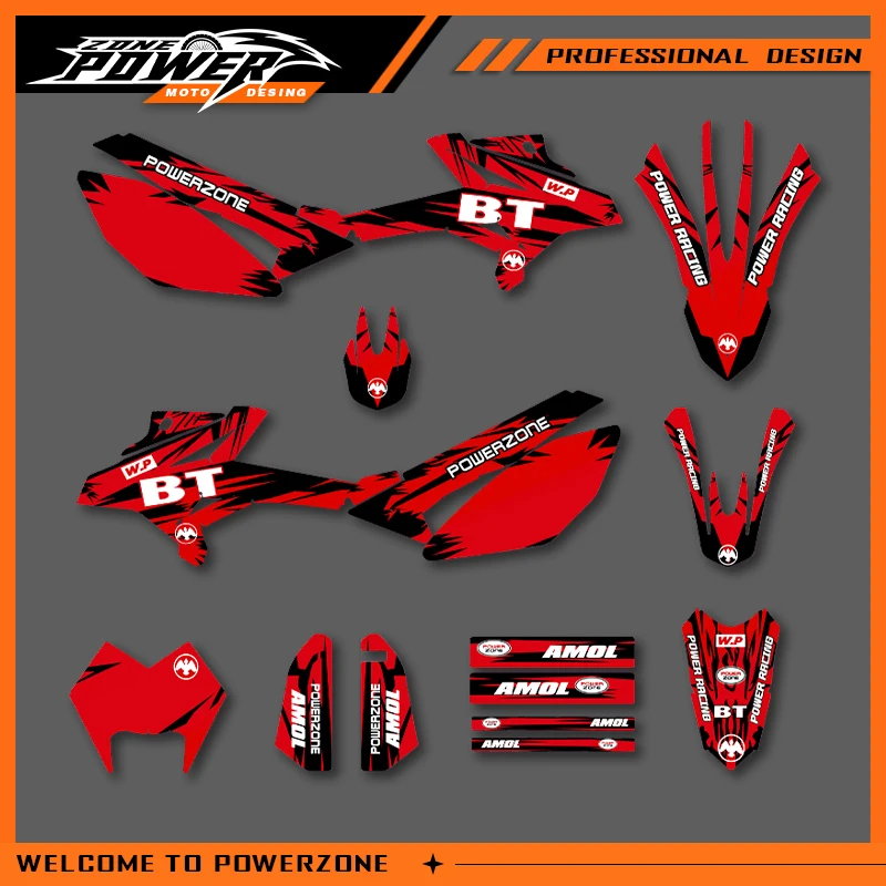 

Графика Powerzone для Beta RR50 2011 2012 2013 2014 2015 2016-2020 RR 50cc наклейки наклейки мотоцикл фон на заказ 05