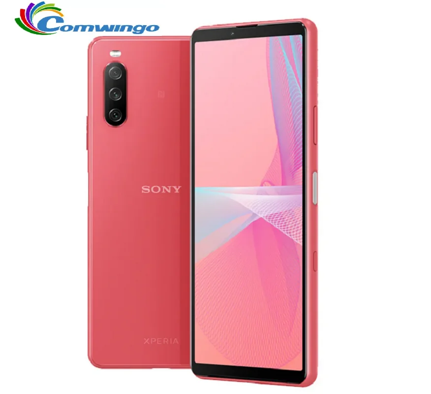 Sony-Telefone Android Desbloqueado, Original, Versão Japonesa, Xperia 10 iii, 6GB RAM, 12MP, 4500mAh, Cartão Único, 128GB, 5G, 6.0\