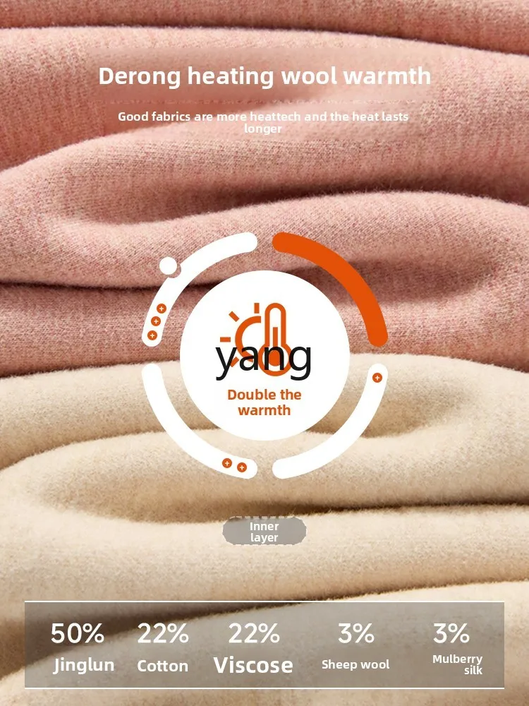 LMM women's fleece thickened autumn and winter cold-proof constant temperature heating long johns set