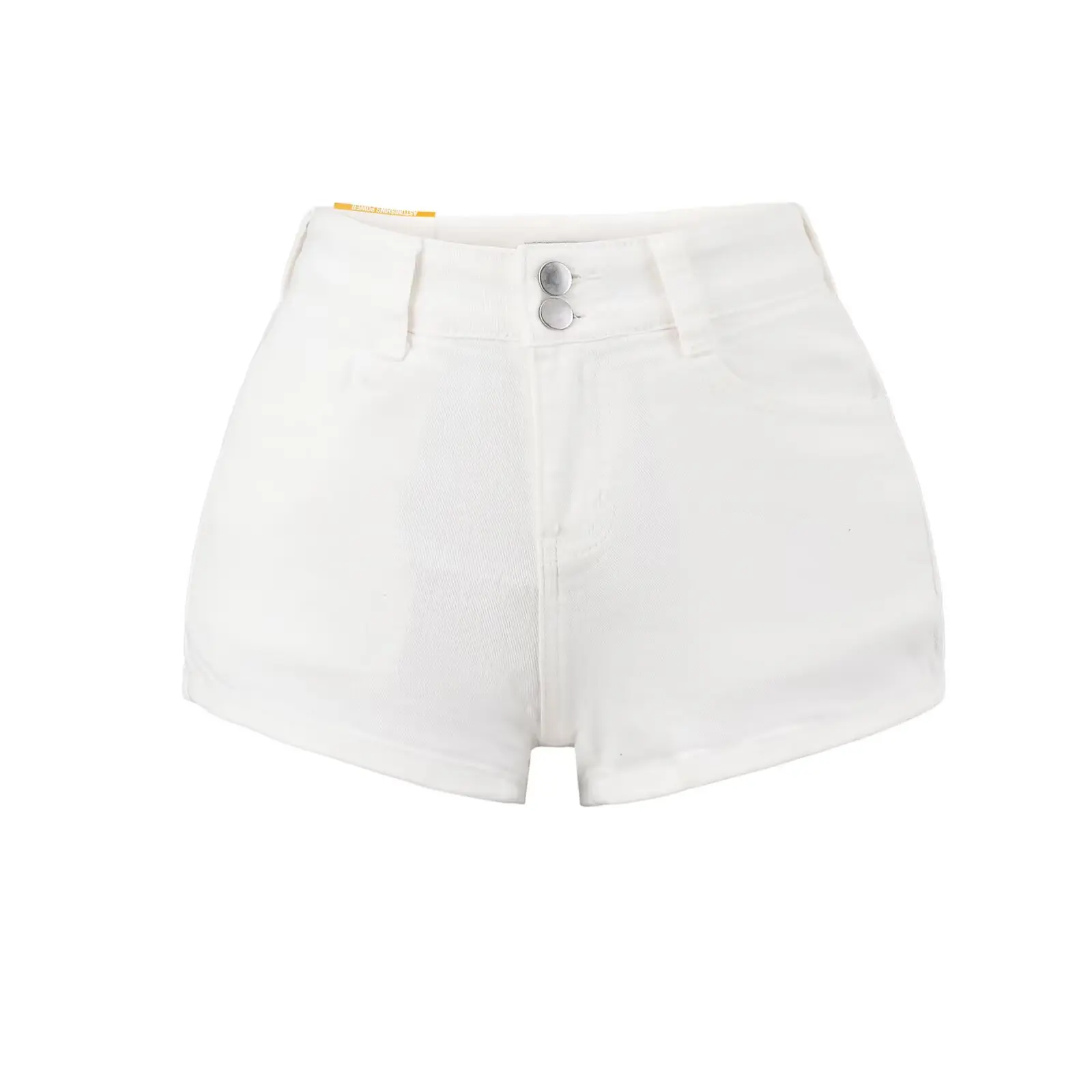 กางเกงยีนส์ทรงเอ สไตล์อเมริกัน สไตล์สาวเปรี้ยว เอวสูง ขาตรง กระชับสัดส่วน ทรงเอ สไตล์ฮอต สำหรับผู้หญิง ฤดูร้อน กระดุมสองเม็ด ช่วยยกกระชับสะโพก