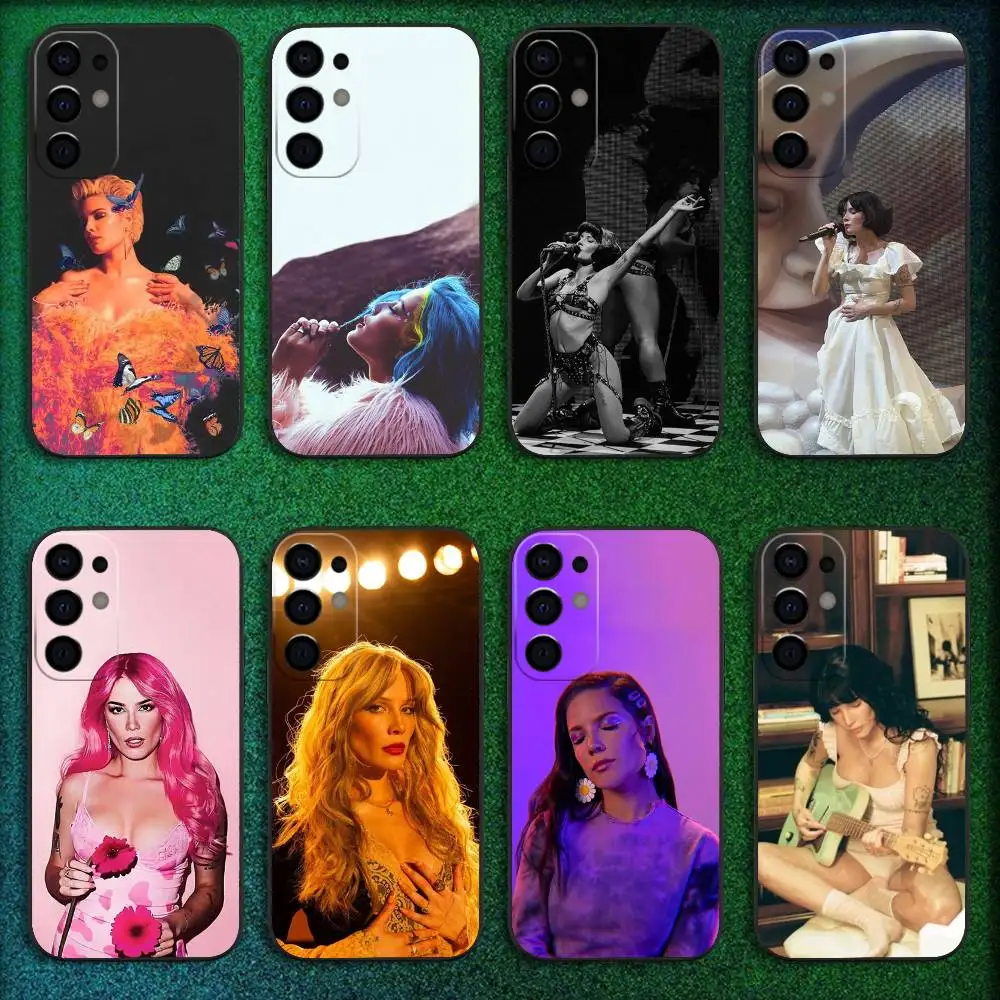 

Singer H-Halsey Phone Case For Samsung S25,S24,S21,S22,S23,S30,Ultra,S20,Plus,Fe,Lite,5G Black Cover
