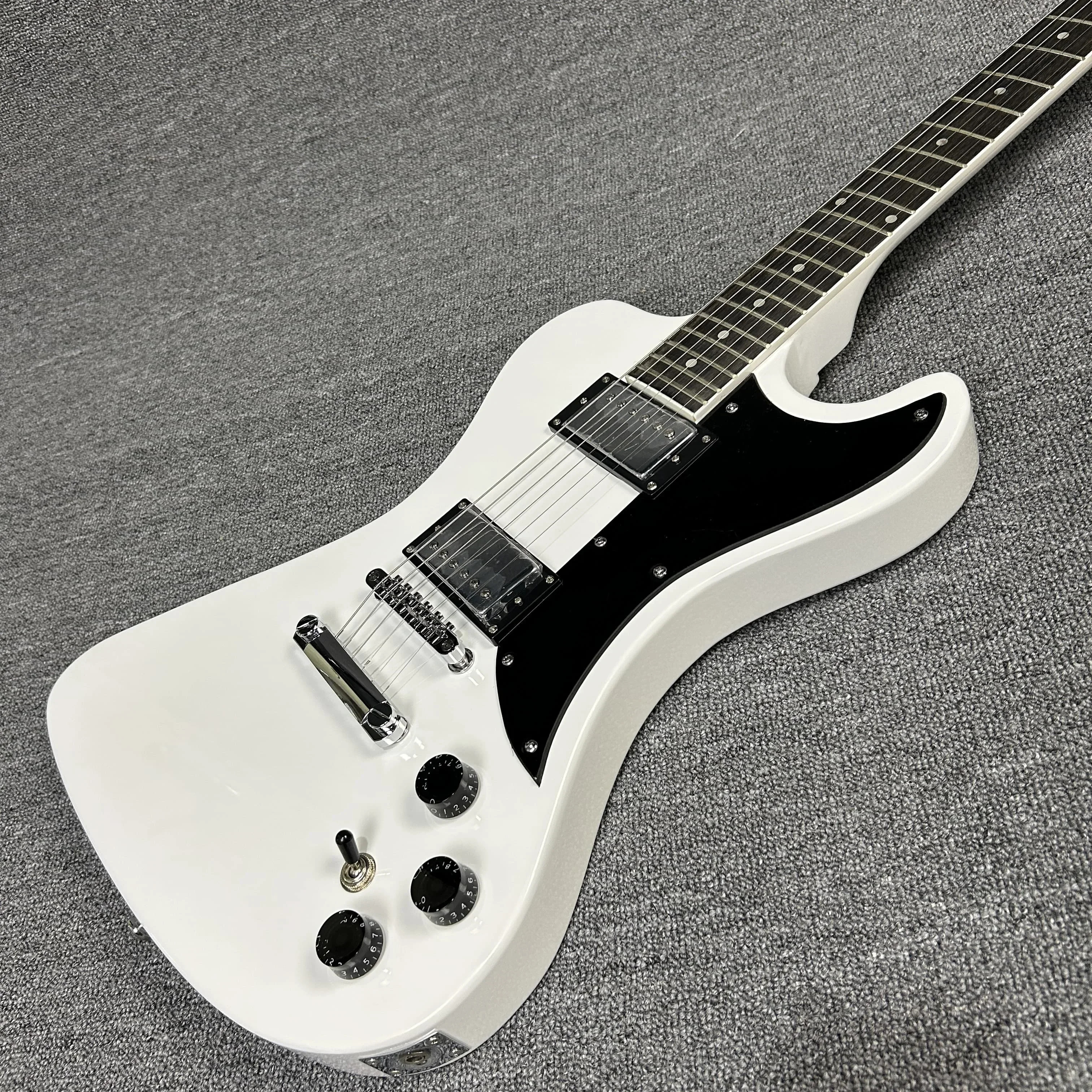 White Electric  Guitar Mahogany Body Rosewood Fingerboard High Quality Guitarra Free Shipping Gleeson