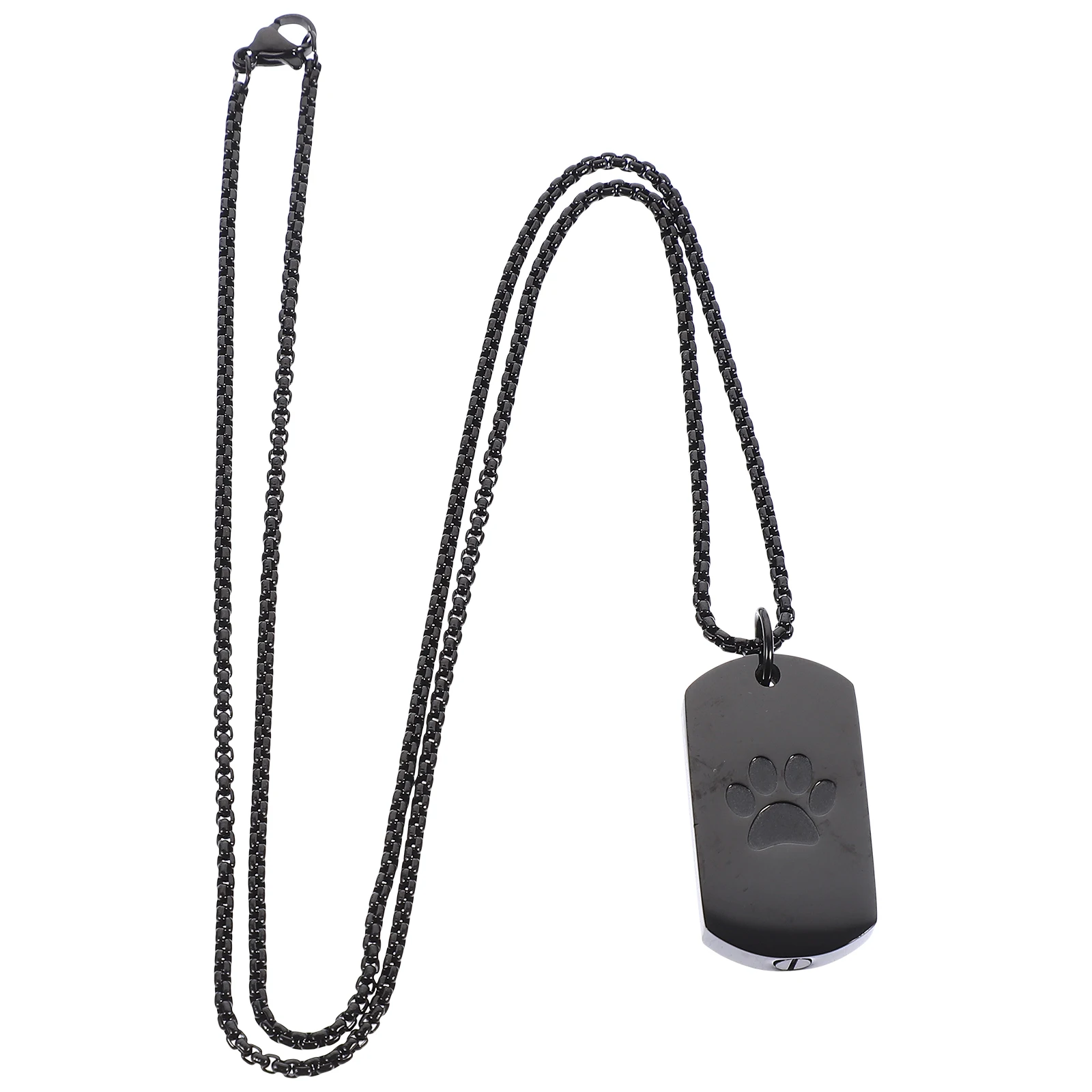 

Pet Urn Pendant Cremation Jewelry Necklace for Ashes Cat Necklaces Titanium Steel Jewellery Dog Urns