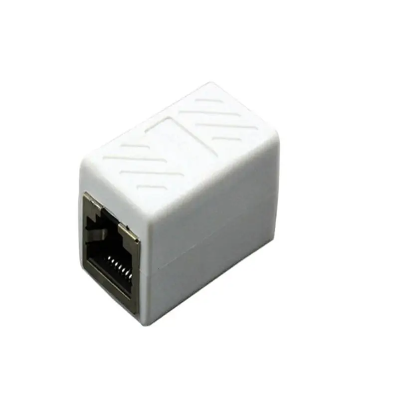 Network Cable Connector Cat6A/Cat6/Cat5e RJ45 Ethernet Coupler Female to Female Network Cable Extender Adapter