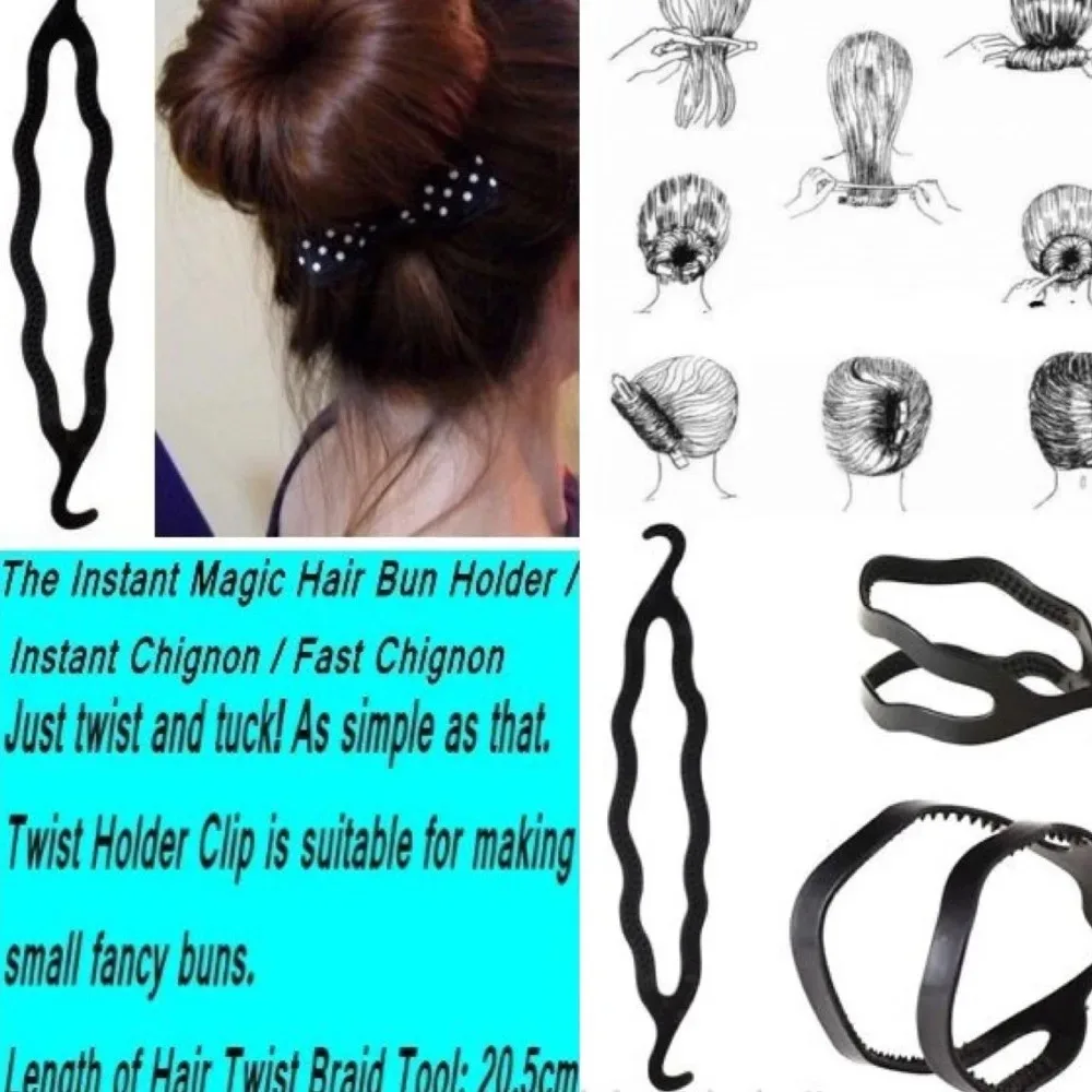 Hot Braiders Head Maker Bud Head Bar Steamed Stuffed Bun Maker Head Hair Stick Tape Tool Hair Maker Hair Band Akcesoria