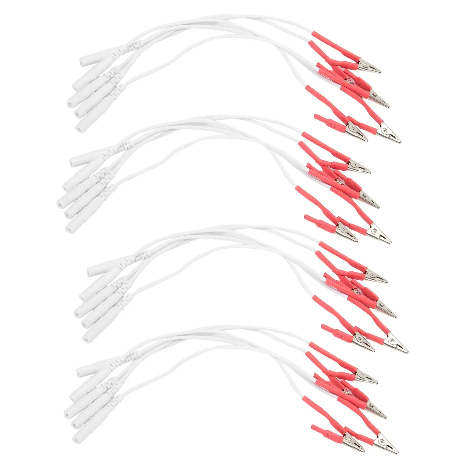 

20 Pcs Clip Electrode Wires Cable for tens Unit Physiotherapy Machine for digital Therapy Slimming Massager Care