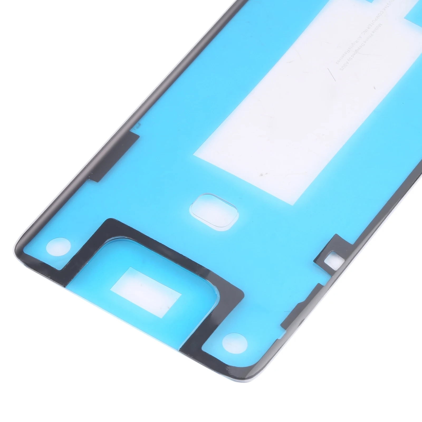 For Asus Zenfone 6 ZS630KL Battery Back Cover with Adhesive Transparent Battery Cover Housing Rear Door Case Phone Lid Shell