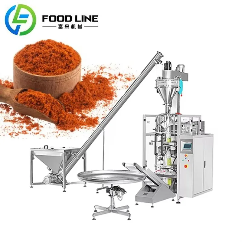 Customized High Accuracy Automatic Granule Food Chili Powder Machine Packaging Weighing Fill Sealing Doypack Packing Machine