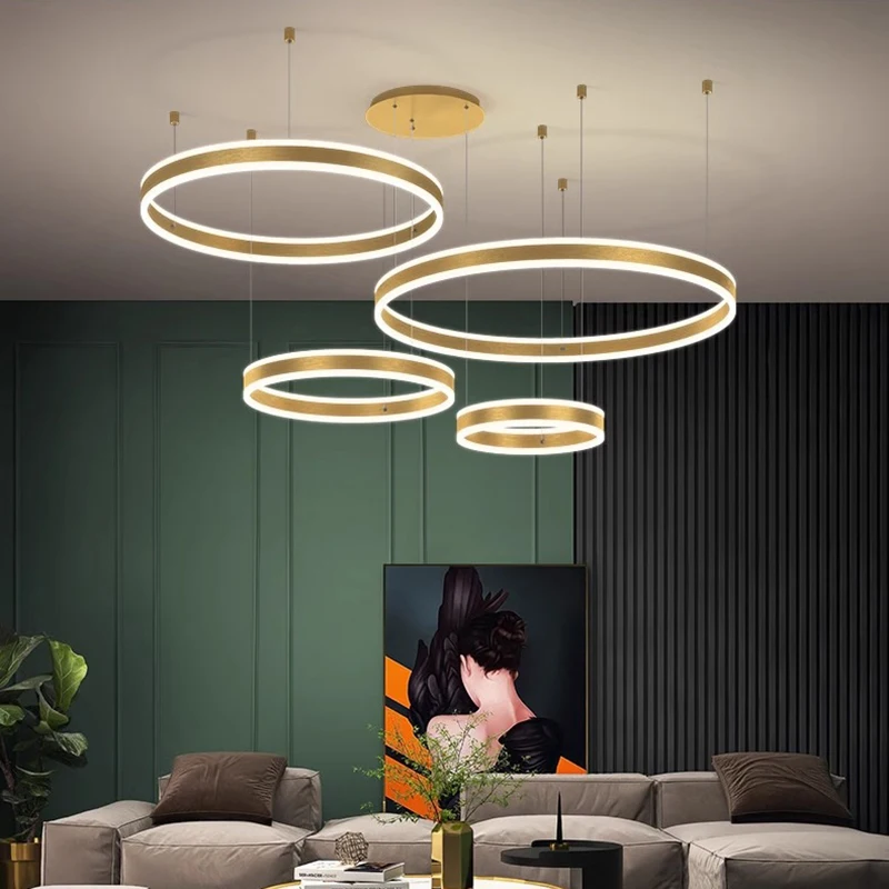 

Modern home decor led lights pendant light lamps forstaircase Chandeliers for living room hanging light indoor lighting