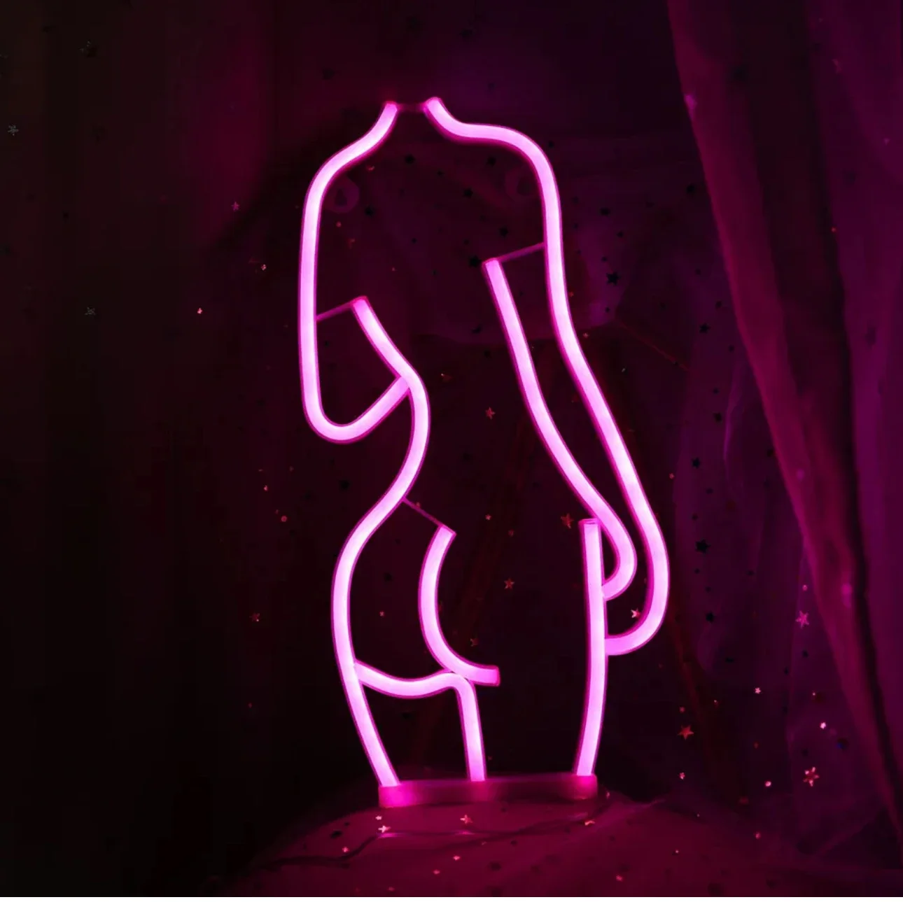 Top Sale  Led Lady Back  Neon Sign Naked Sexy Body  Night Lights Room Wall Decor  Bar Hotel