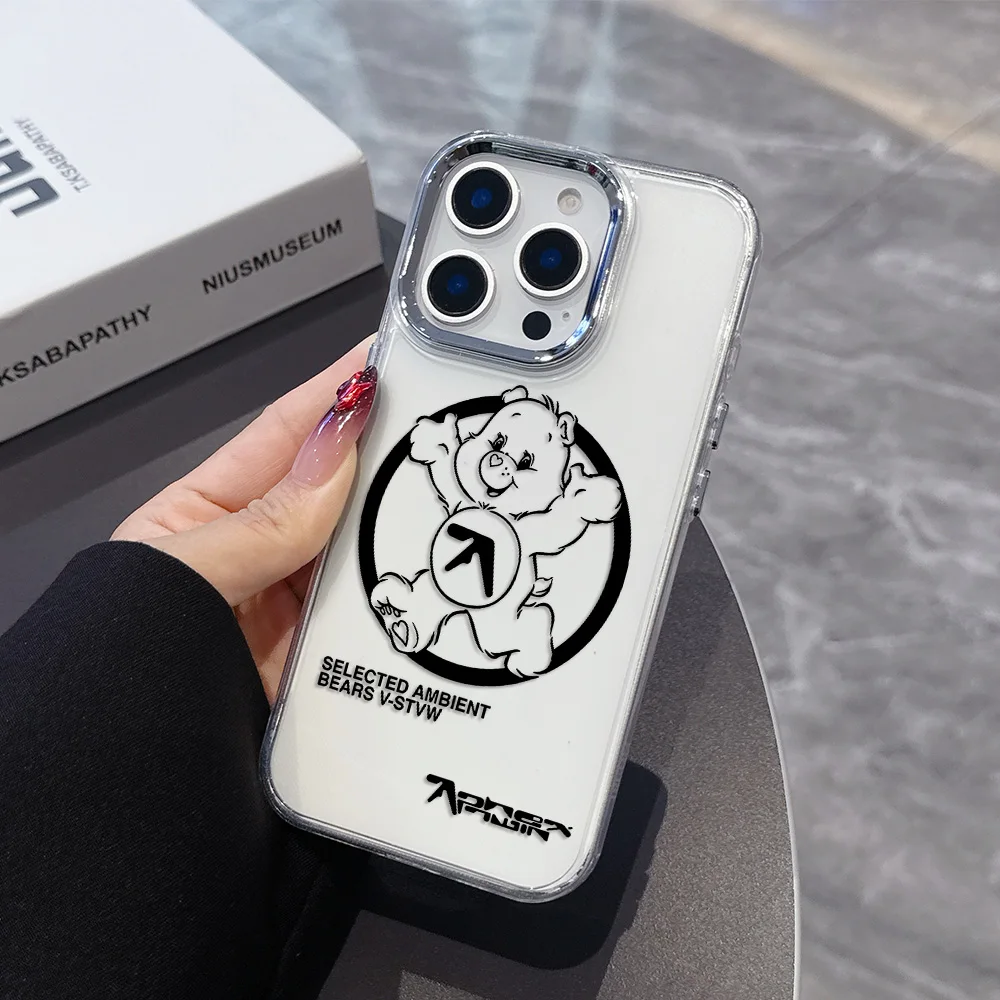 Aphex Twin Phone Case For iPhone 17 16e 16 15 14 13 12 11 mini Pro Max X XR XSMAX 8 7 Air Plus Transparent Soft Cover - náhled 6