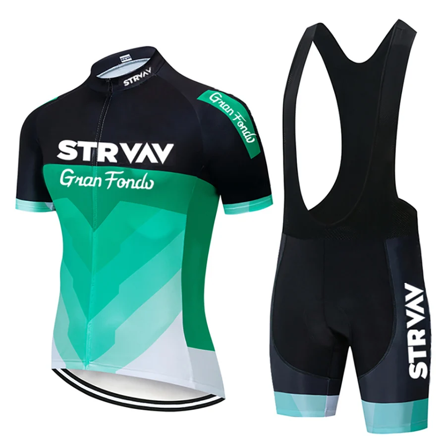 

STRVAV Cycling jersey Sets 2022 Men's Clothing Summer Short Sleeve MTB Bike Suit Bicycle Bike Clothes Ropa Ciclismo Hombre