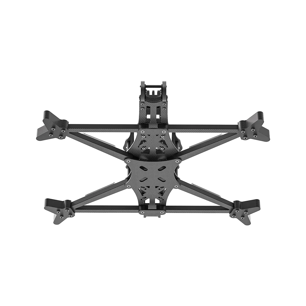 Kit telaio FPV AOS 7 V5 con braccio da 8 mm compatibile con unità aerea O4 Pro/unità aerea O3/HD Vista/BLITZ Whoop 1,6 W VTX per parte FPV