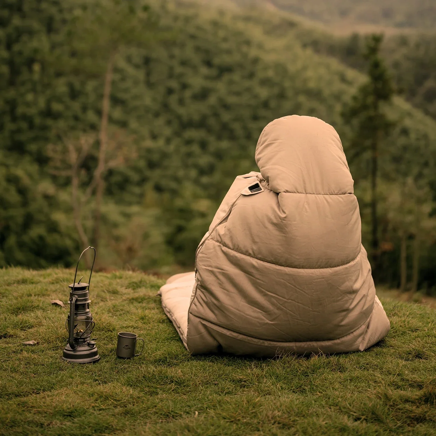 Imagem -04 - Naturehike-bolsa de Dormir de Acampamento Bolsa de Emenda ao ar Livre Duplo Quente Engrossar Portátil Adulto Viagem Diária Algodão Outono Inverno