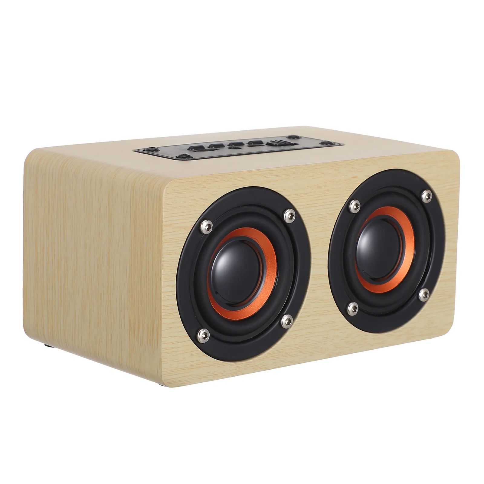 

Wireless Speakerphone Subwoofer Wooden Speakers Portable Mini Bass Audio Household Enjoy Music Outdoor Indoor gatherings high
