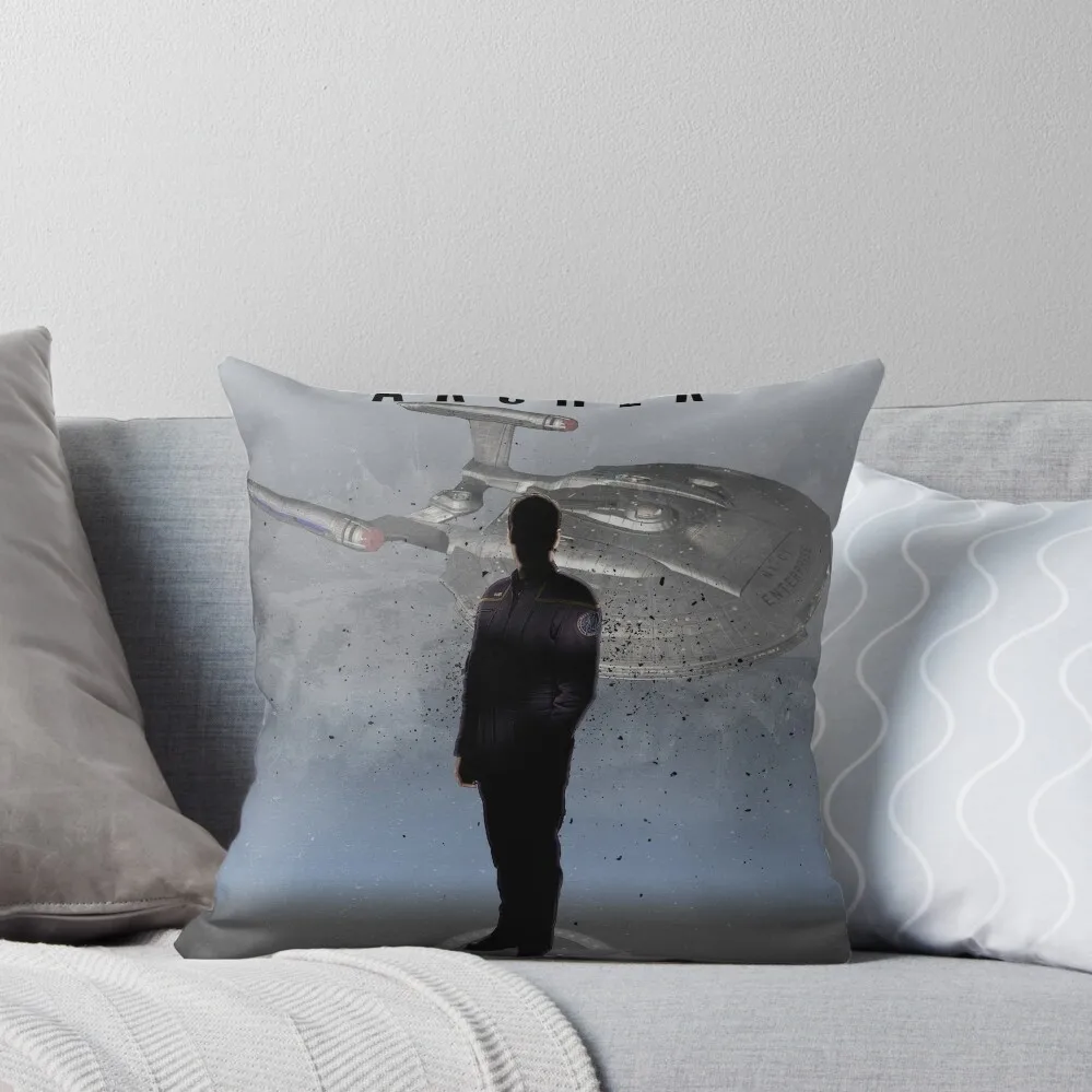

Archer from Star Trek Enterprise Throw Pillow Cushion Cover For Sofa autumn decoration luxury decor pillow